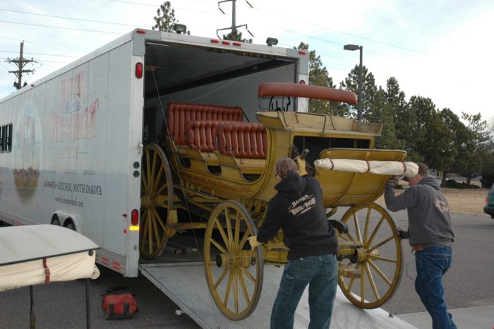 Yellowstone Wagon Returns to the Wyoming State Museum