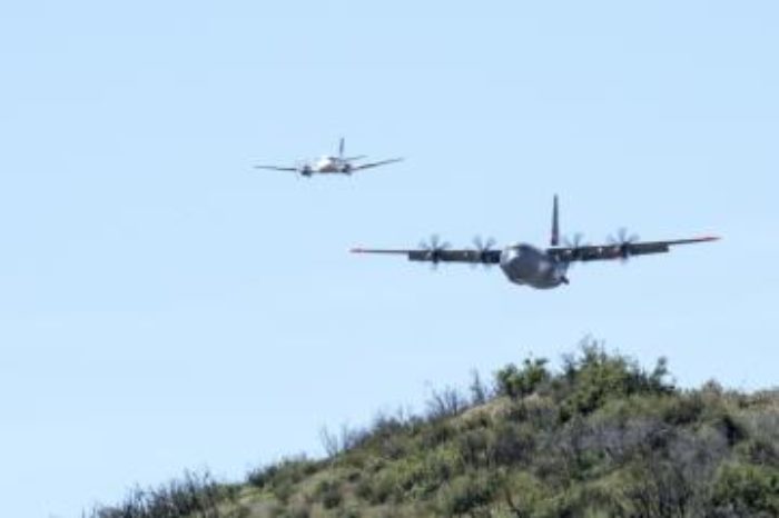 Upgraded Wyoming C-130 activated for firefighting mission