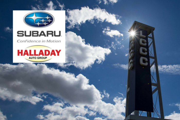 Halladay Subaru gives $10,000 to LCCC Foundation for student scholarships