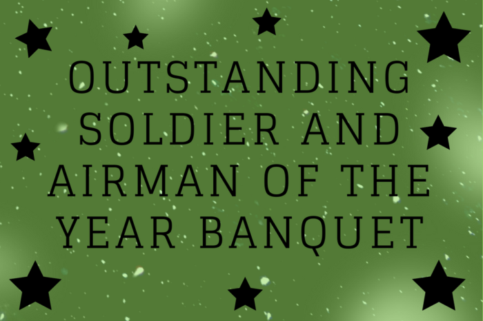 Outstanding Soldier and Airman of the Year Banquet held Saturday