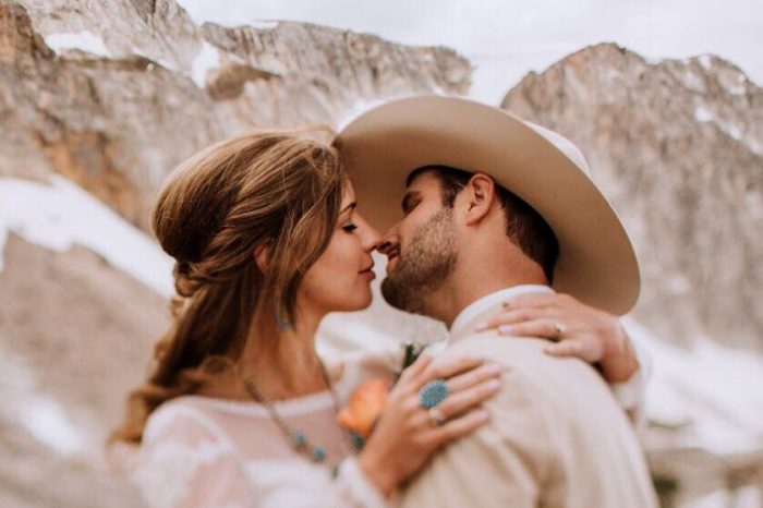 Wyoming Wedding Photos are Finalist in Bridal Magazine