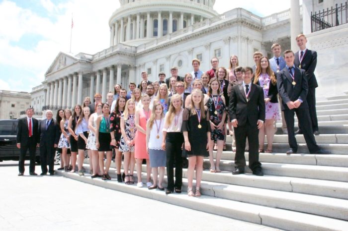Wyoming Congressional Award Participants Receive Gold Medals in Washington, D.C.