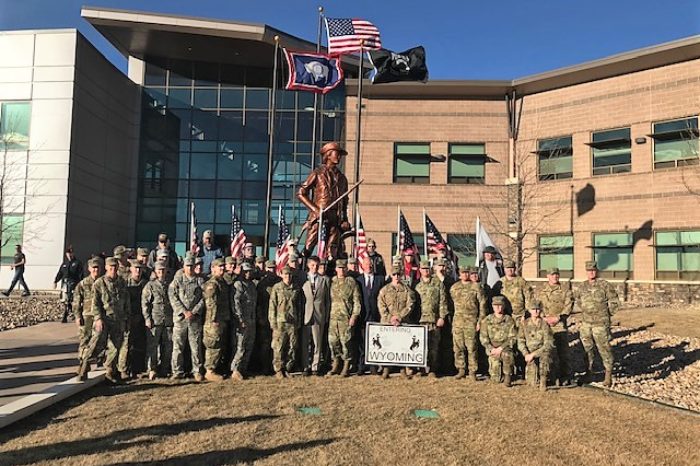 Wyoming Army National Guard says Farewell to soldiers in G Company