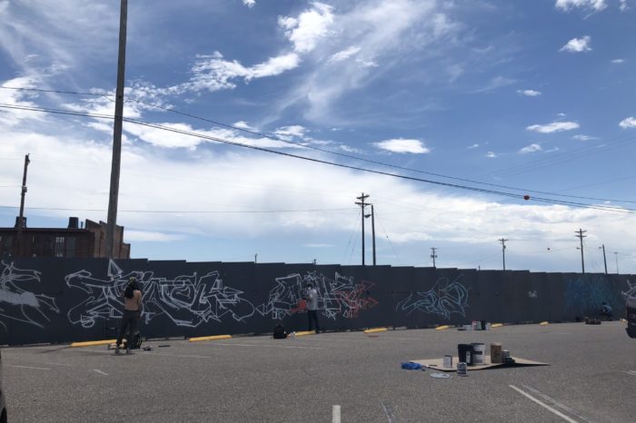 Live Graffiti Art in Downtown Cheyenne
