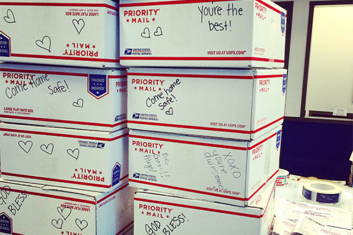 350 care packages gives "Thanks" to deployed Wyoming Military