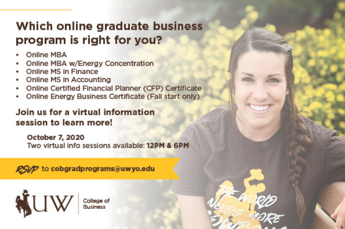 University of Wyoming College of Business Announces Online Degree & Certificate Options