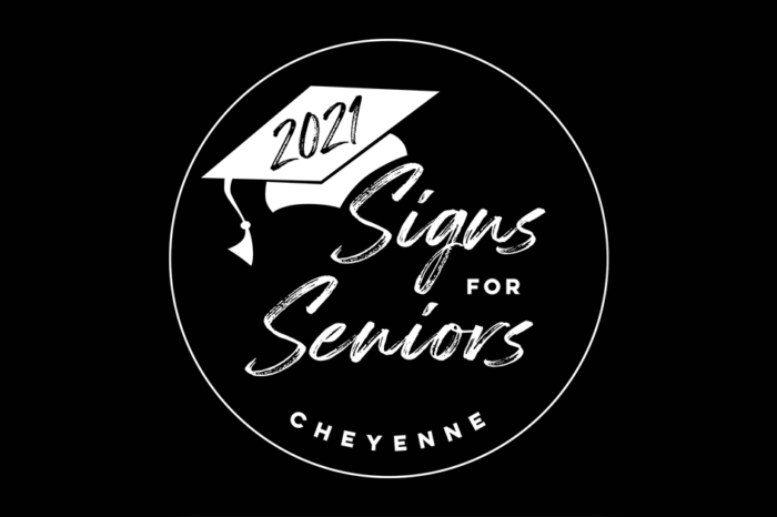 Signs for Seniors Project to Honor 2021 High School Graduates in Cheyenne