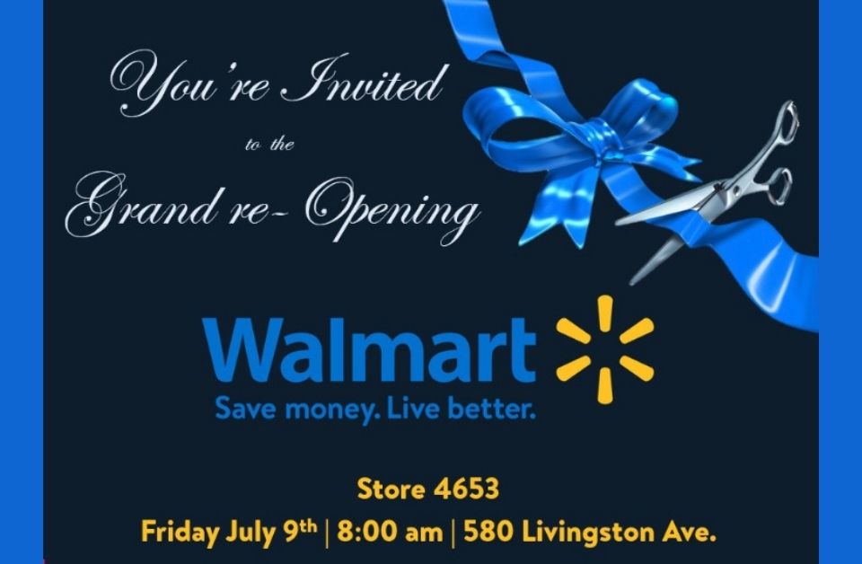 Walmart Celebrates Grand Re-Opening at Livingston Avenue Location - Shortgo