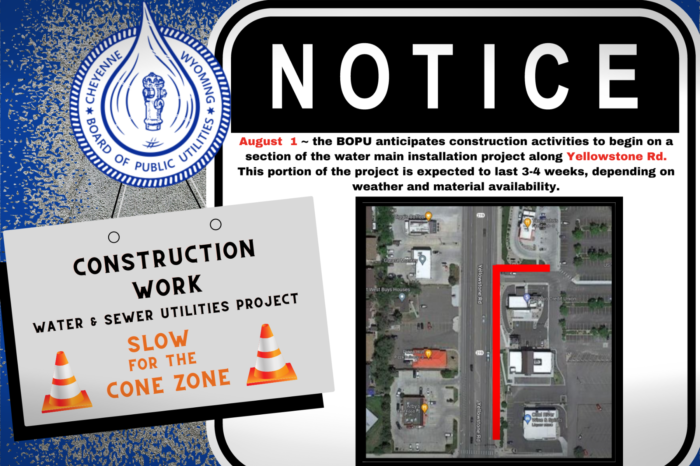 Water Main Installation Project Continues along Yellowstone Road