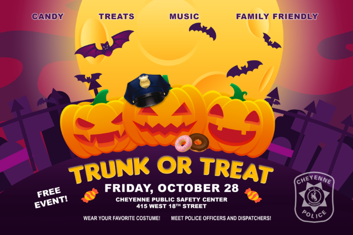 Trunk-or-Treat Celebration with Cheyenne Police