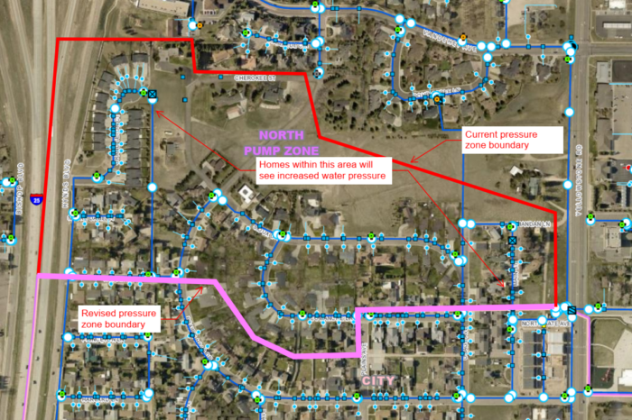 Water Main Installation Project on North Gate Avenue may result in higher water pressures