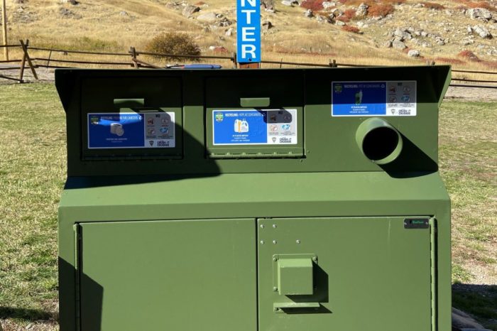 Sinks Canyon State Park Receives Bear-Proof Recycling Stations