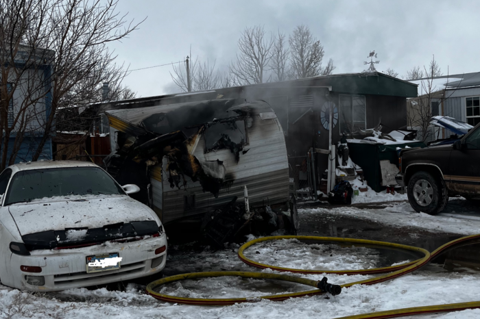 Cheyenne Fire Rescue Extinguishes Early Morning Camper Fire