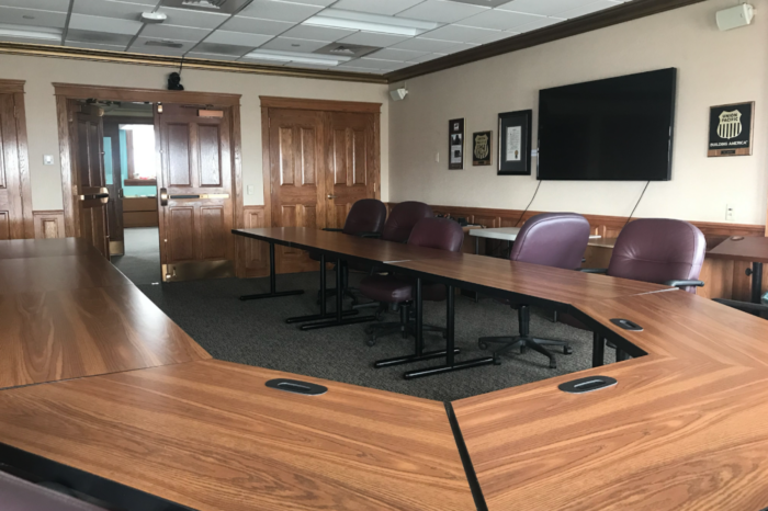 Boardroom in Cheyenne Depot.