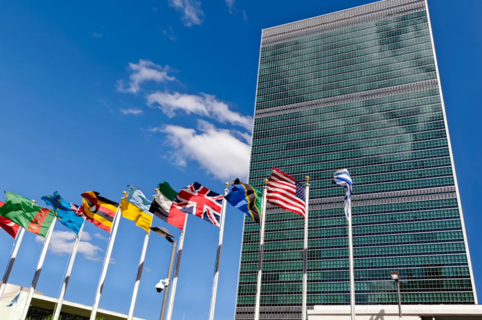 UN headquarters in New York.