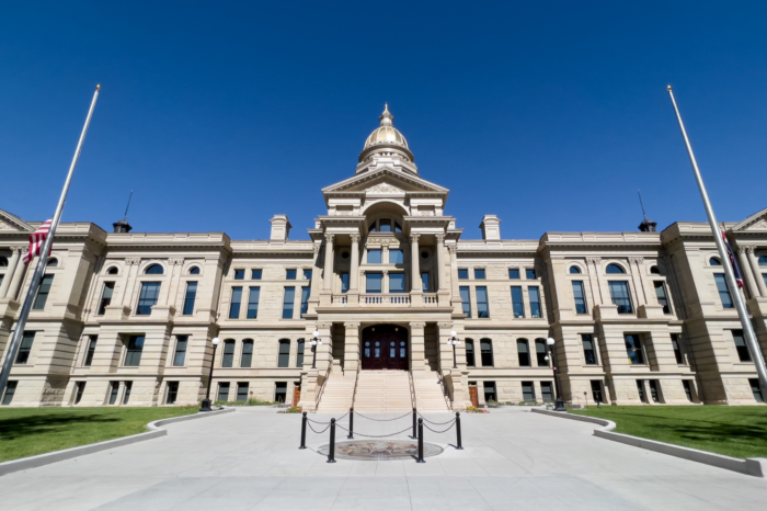 Wyoming Capitol building.