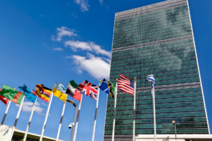 UN headquarters in New York.