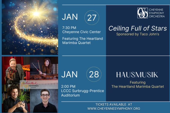 CSO Starts 2024 with Ceiling Full of Stars, featuring guest artists The Heartland Marimba Quartet