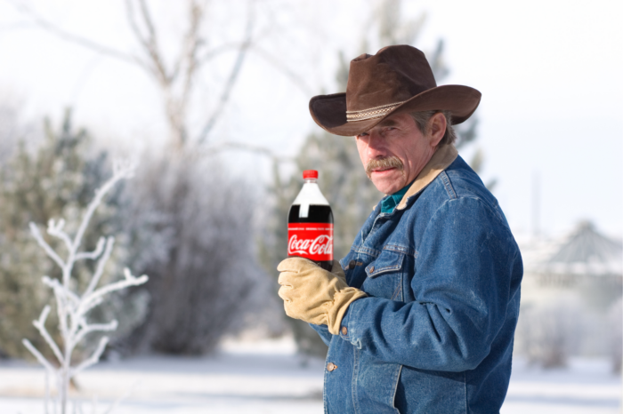 Coca Cola Cowboy (a tip of the hat to free enterprise in Cheyenne Wyoming)