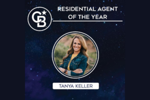 Image of Tanya Keller being named Residential Agent of the Year.