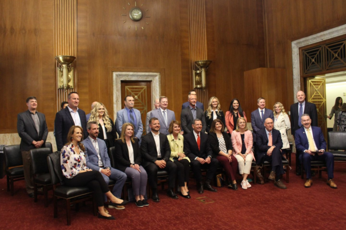 Cheyenne Chamber staff and members in D.C.
