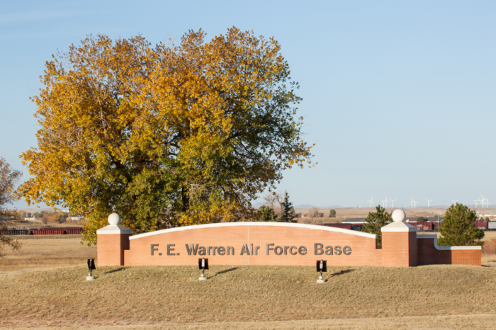 F.E. Warren holds exercise