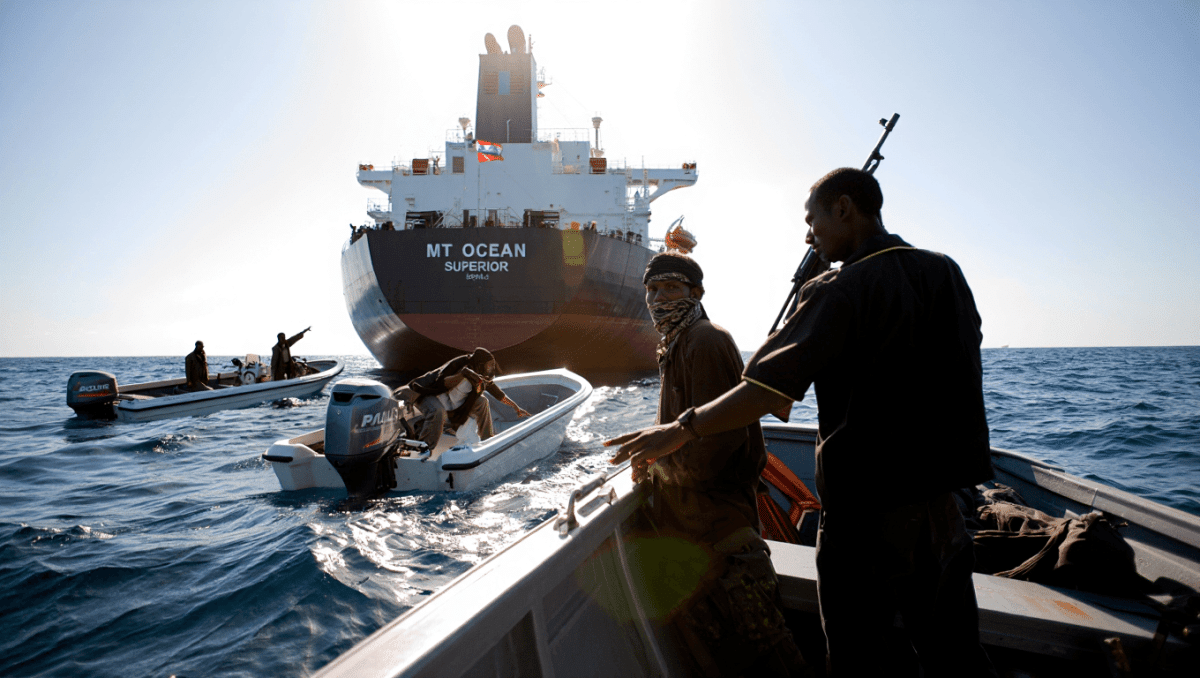 Suspected Somali pirates hijack oil vessel headed to the capital