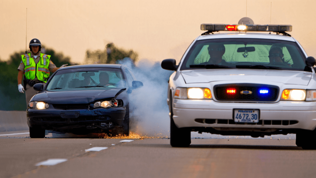
			Suspect struck by own vehicle after high-speed chase on I-80		
