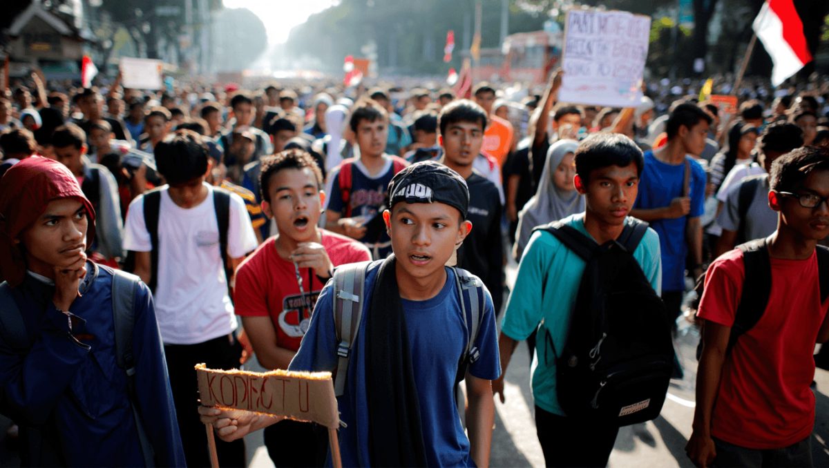 Indonesian students protest government policies as economic pressures grow