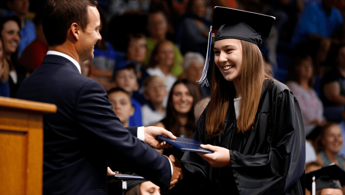 
			(PHOTOS) Triumph High students walk the stage with loved ones in grad ceremony		
