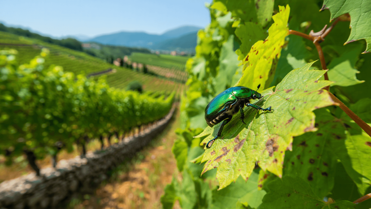 Japanese beetle advances through northern Italy’s vineyards and orchards, frustrating farmers