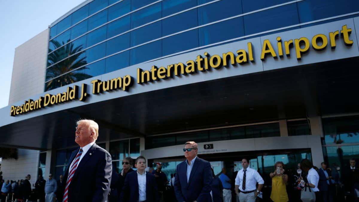 South Florida’s Palm Beach airport renamed President Donald J. Trump International