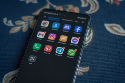 Dating app interface on smartphone screen showing message conversation and match notifications