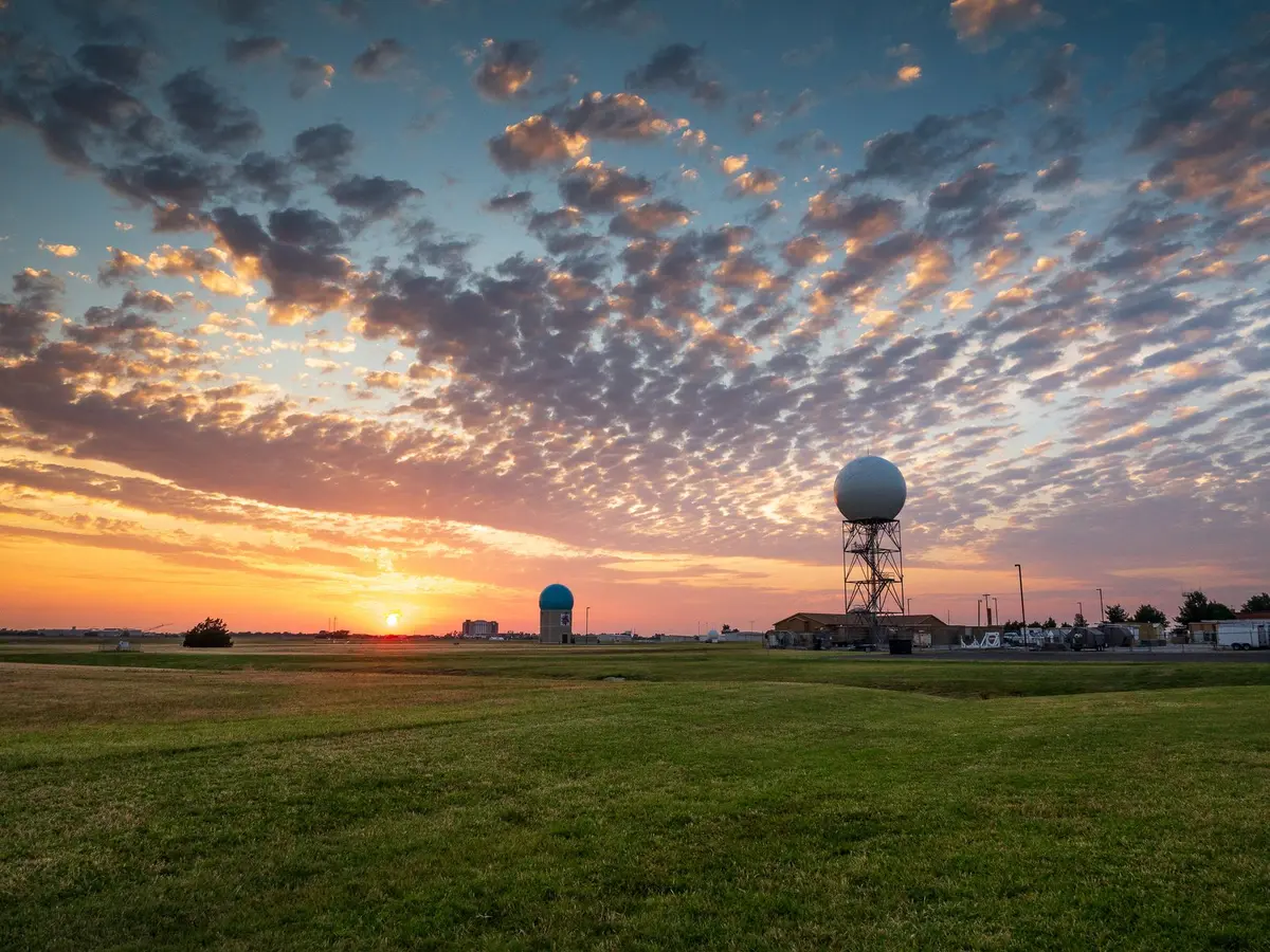 KCYS Doppler radar installation and monitoring equipment