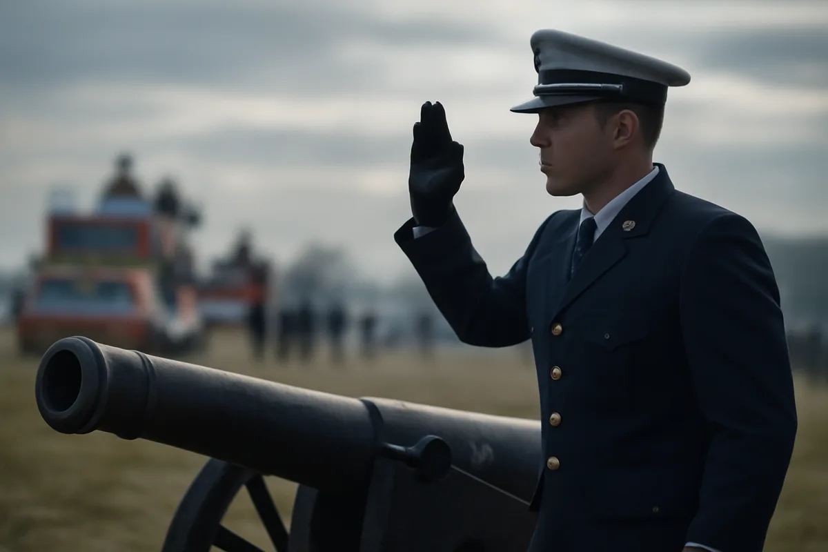 Military and CFD rituals revealed by Col. Esses: music, dunk tanks and cannon salutes
