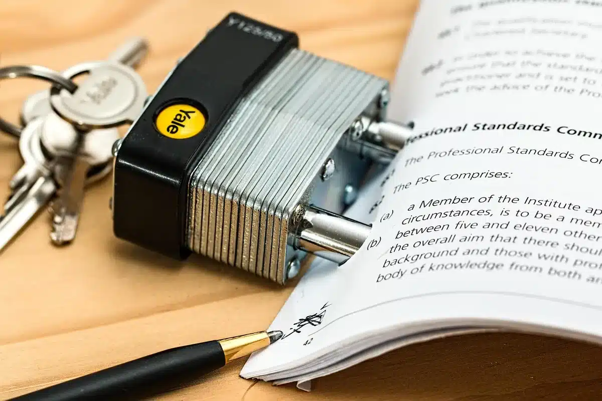 Court papers requesting an OIG review spread on a courthouse desk
